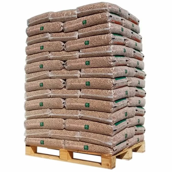 palette mit 65 säcken premium holzpellets – 15 kg palette mit 65 säcken premium holzpellets – 15 kg