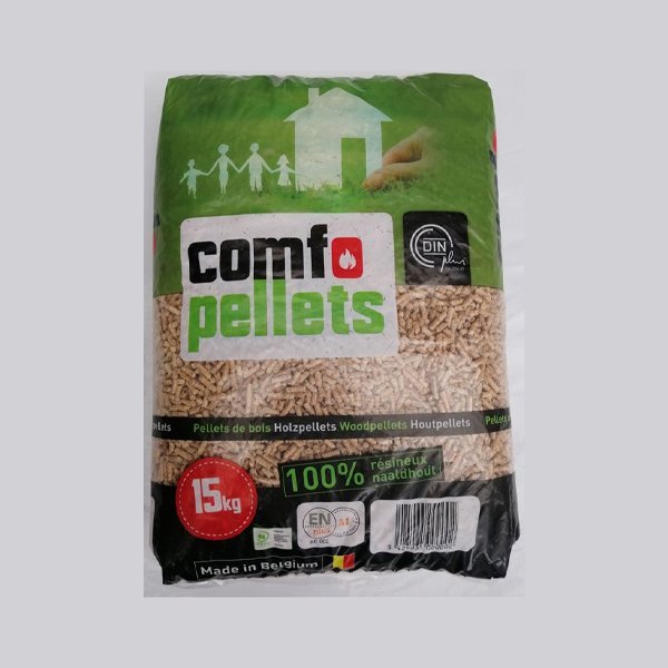 palette mit comfopellets holzpellets – 65 säcke à 15 kg palette mit comfopellets holzpellets – 65 säcke à 15 kg